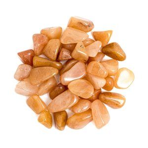 1/4 lb Small Tumbled Peach Quartz Gemstones Crystals for Jewelry Metaphysical